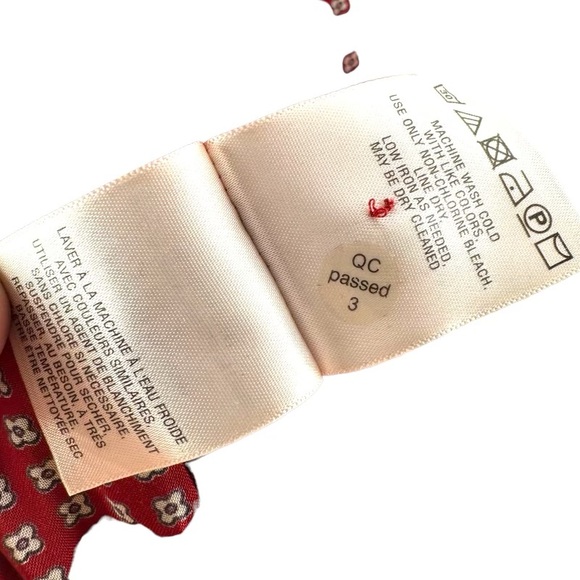 MAEVE | 6 Red Print Frida Mock Neck Jumpsuit Anthropologie - Picture 12 of 13